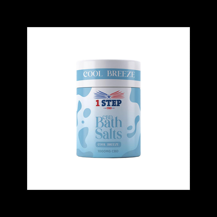 1 Step CBD 1000mg CBD Bath Salts - 500g (BUY 1 GET 1 FREE)