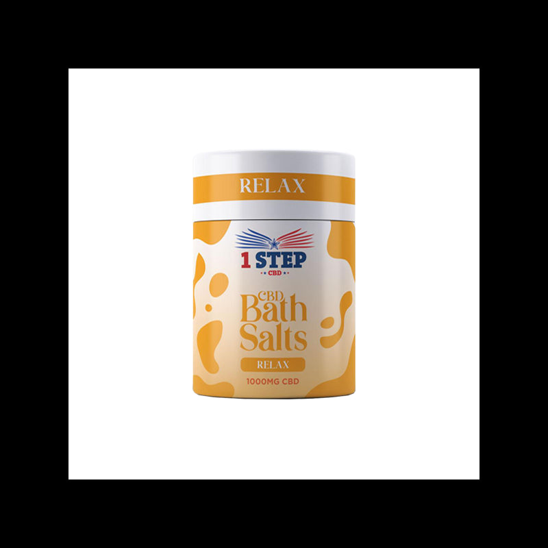 1 Step CBD 1000mg CBD Bath Salts - 500g (BUY 1 GET 1 FREE)