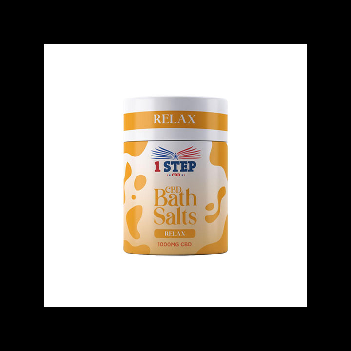 1 Step CBD 1000mg CBD Bath Salts - 500g (BUY 1 GET 1 FREE)