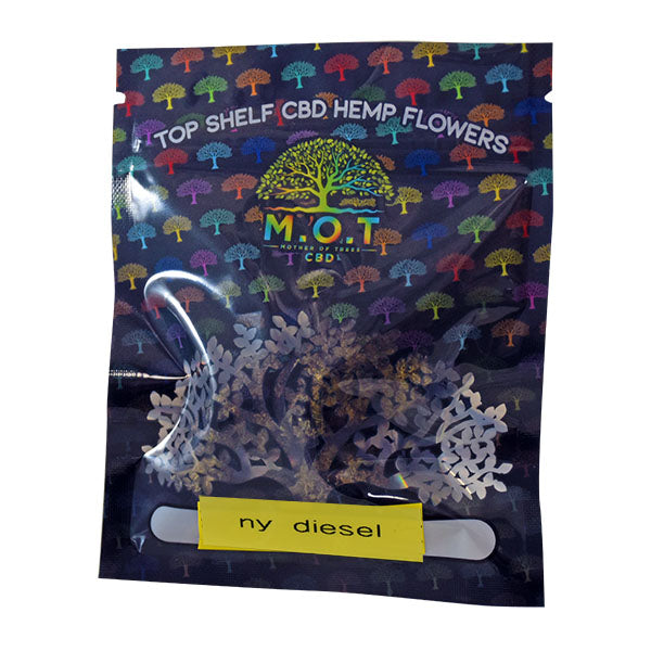 CBD Office - Mother of Trees Top Shelf CBD Hemp Flower Purple