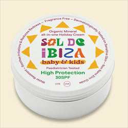 Sol de Ibiza Baby & Kids Organic Mineral all-in-one Holiday Cream SPF30