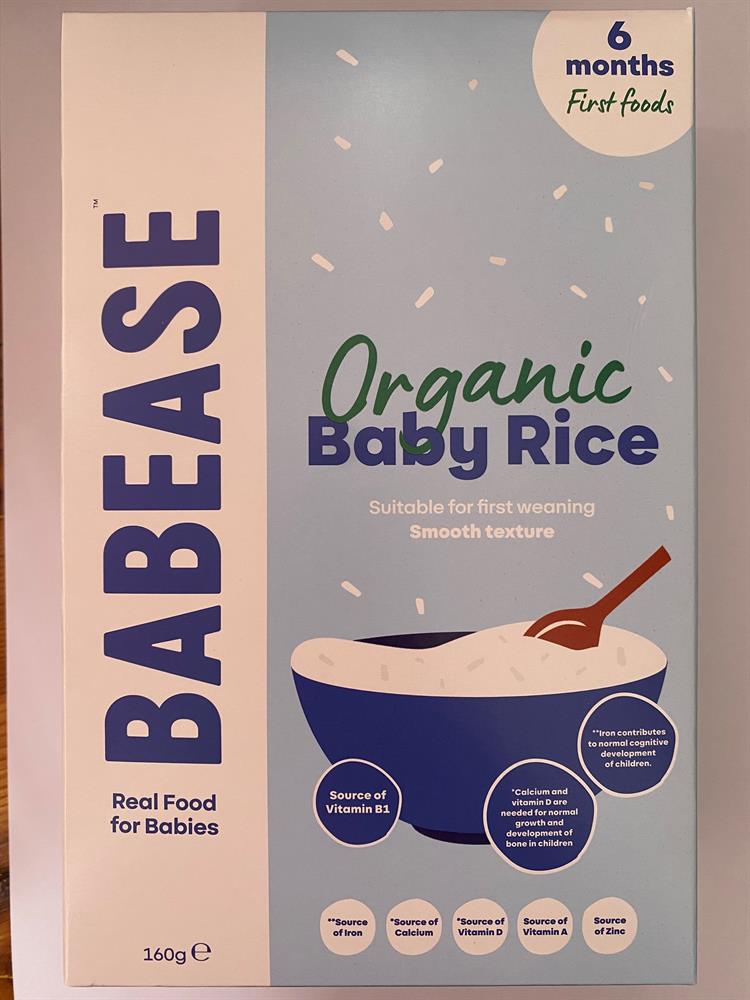 Babease Organic Baby Rice (160g)