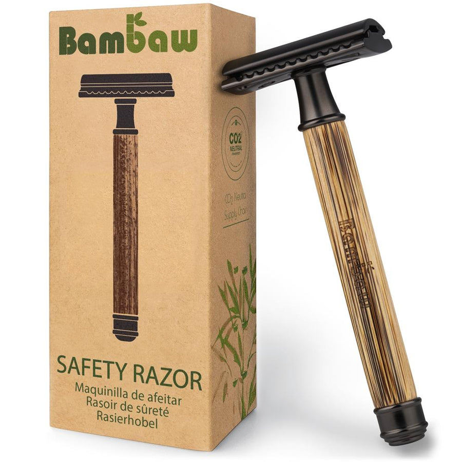 Bambaw | Bamboo safety razor | Slim Dark