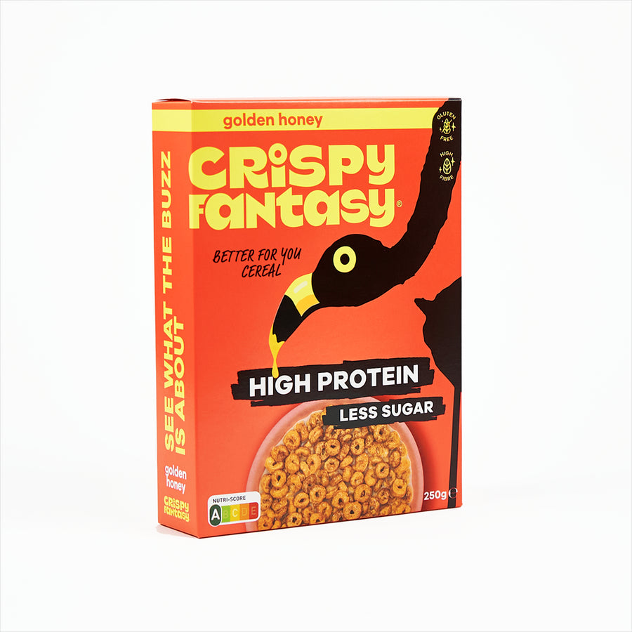 Crispy Fantasy Honey - High Protein Cereal 250g
