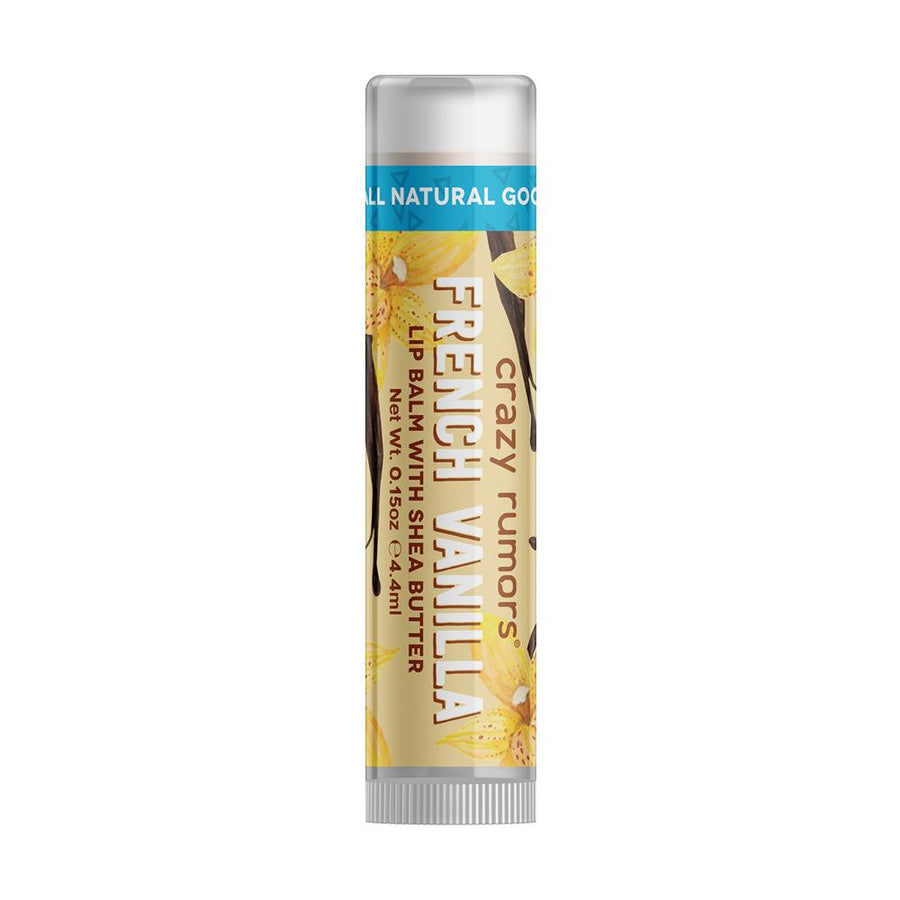 French Vanilla flavoured 100% natural vegan lip balm 4ml