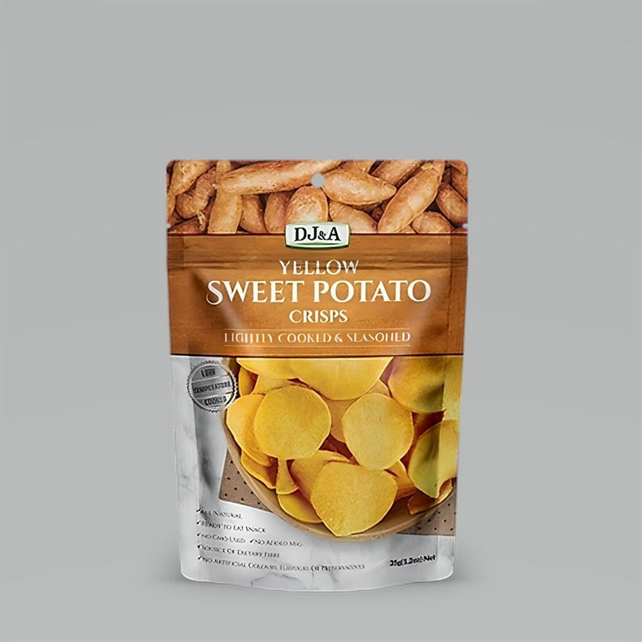 DJ & A Yellow Sweet Potato Crisps 55g