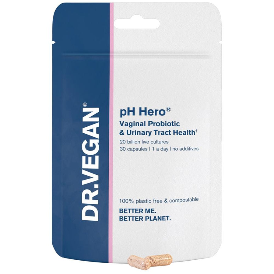 FREE DR.VEGAN pH Hero Vaginal Health and UTI Support 30 caps