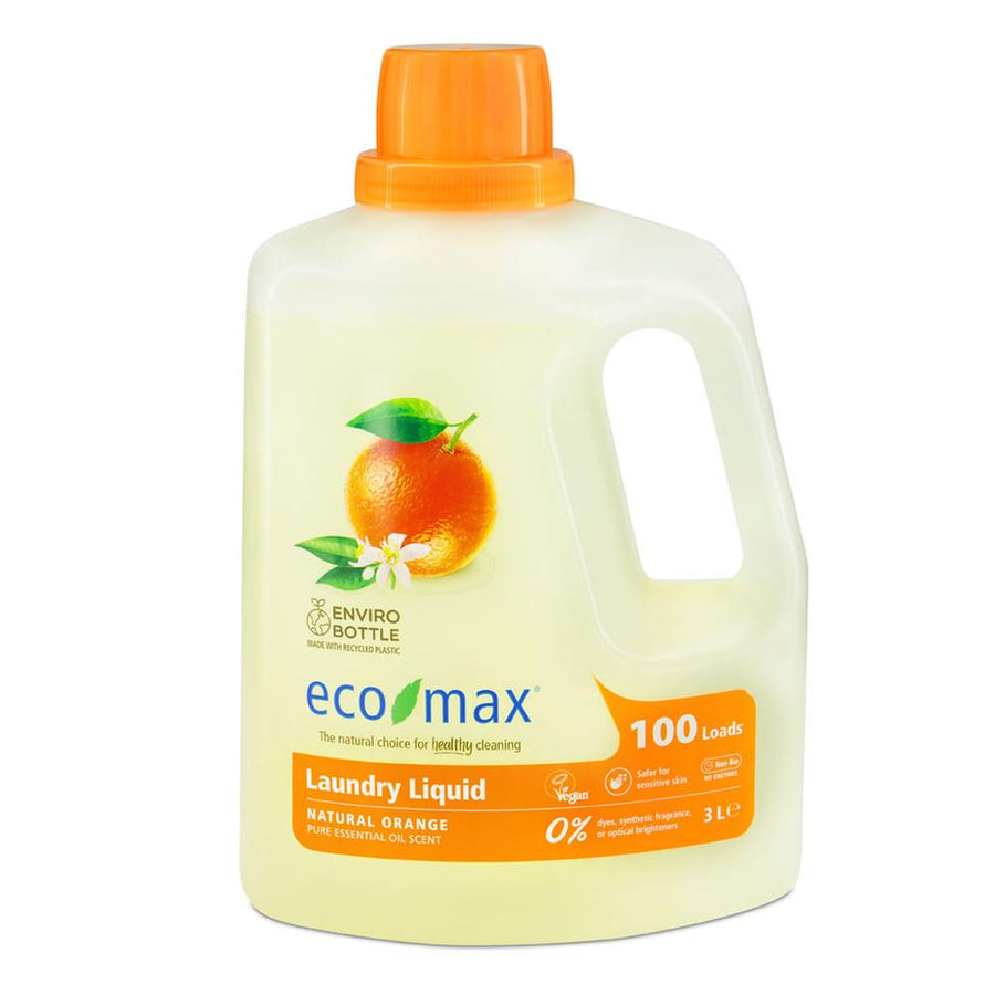 Eco-Max Laundry Detergent Orange 3L (100 Washes)