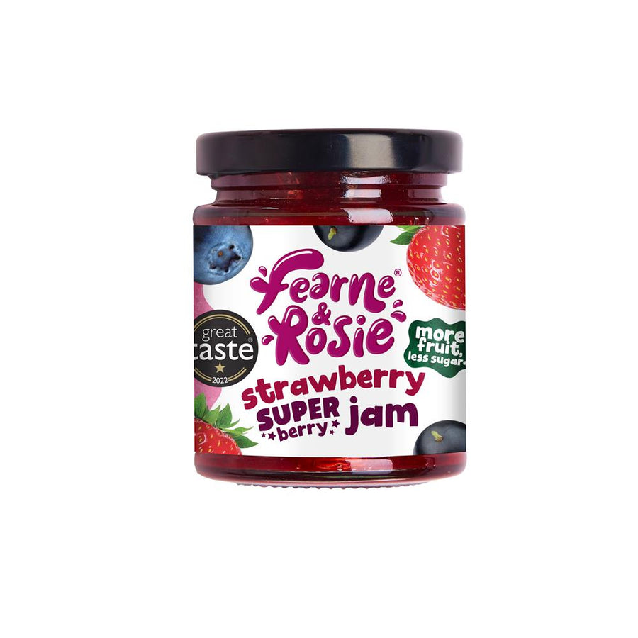 Fearne & Rosie Reduced Sugar Strawberry Superberry Jam 300g
