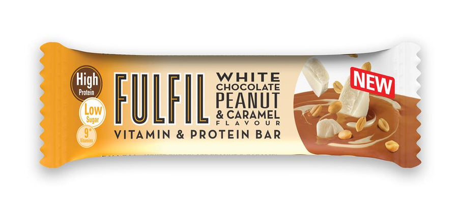 Fulfil Protein & Vitamin White Peanut and Caramel Bar 55g