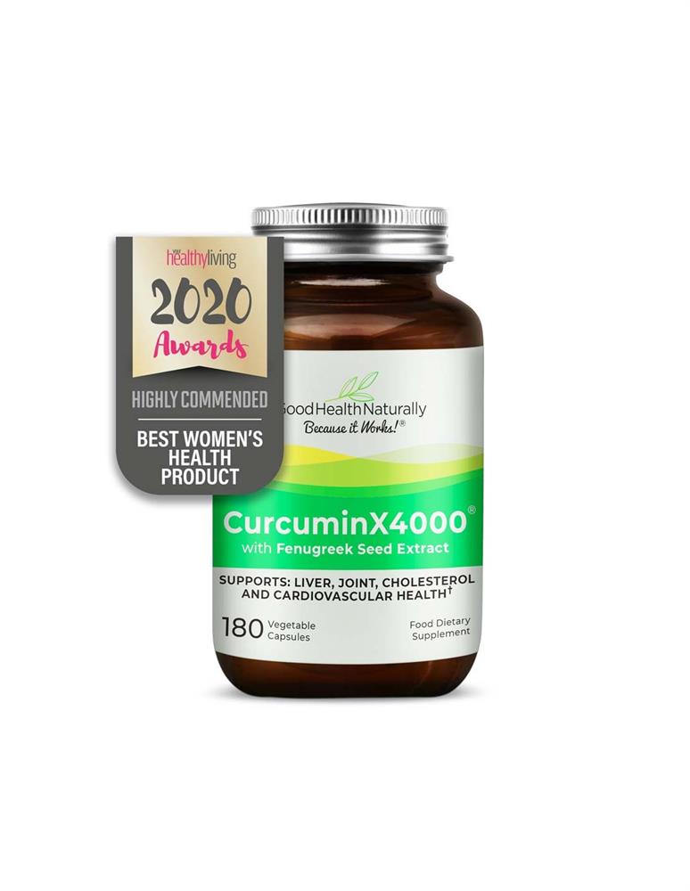 Curcumin X4000 180 Caps with Fenugreek Seed Extract