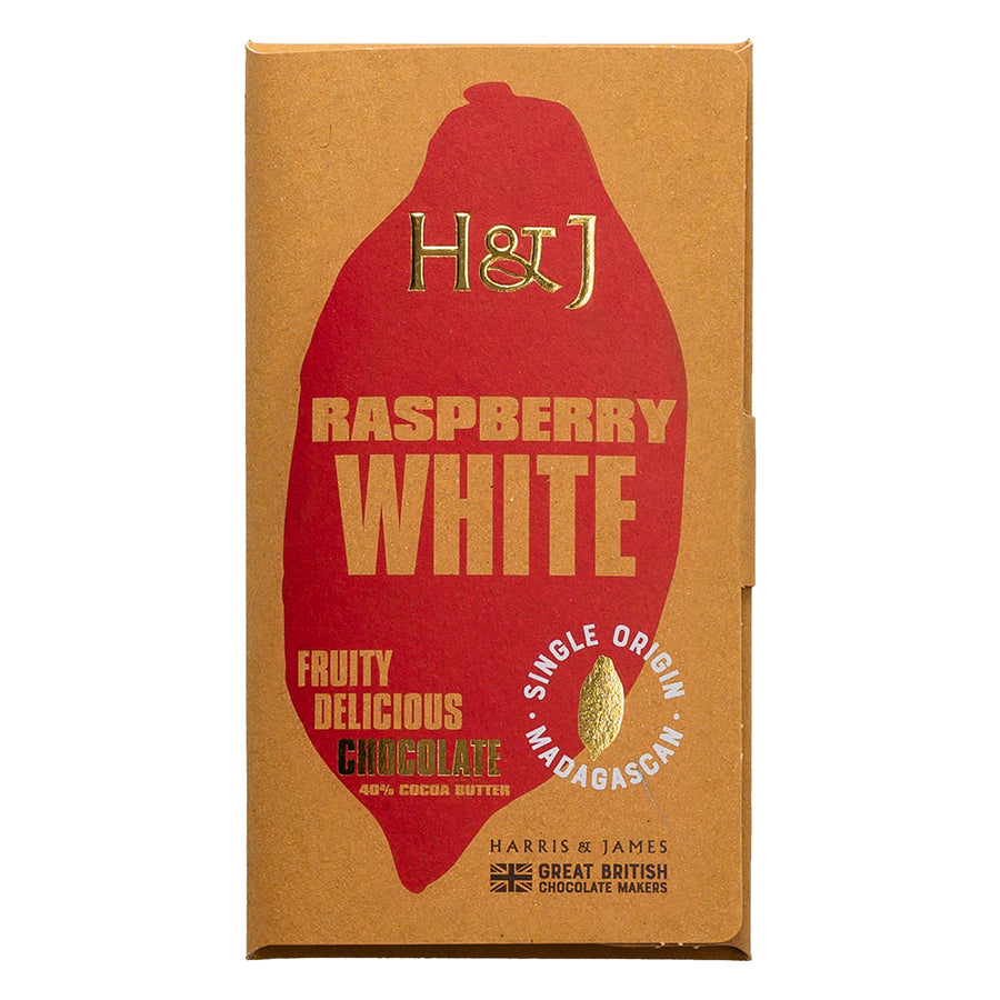 Raspberry White Chocolate Bar 86g