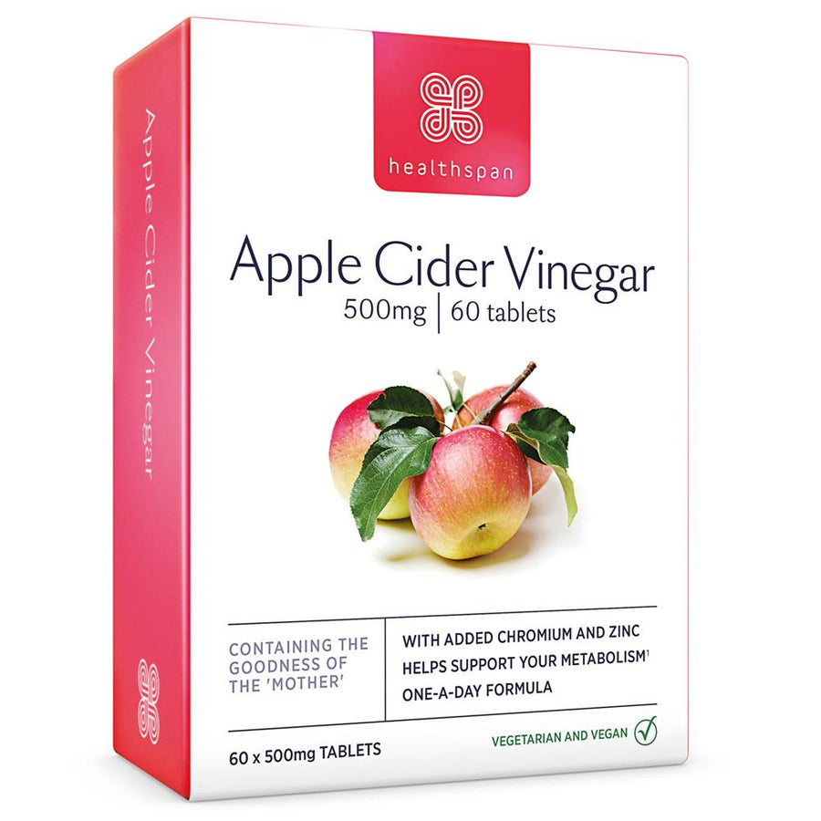 Apple Cider Vinegar 500mg 60 Tablets