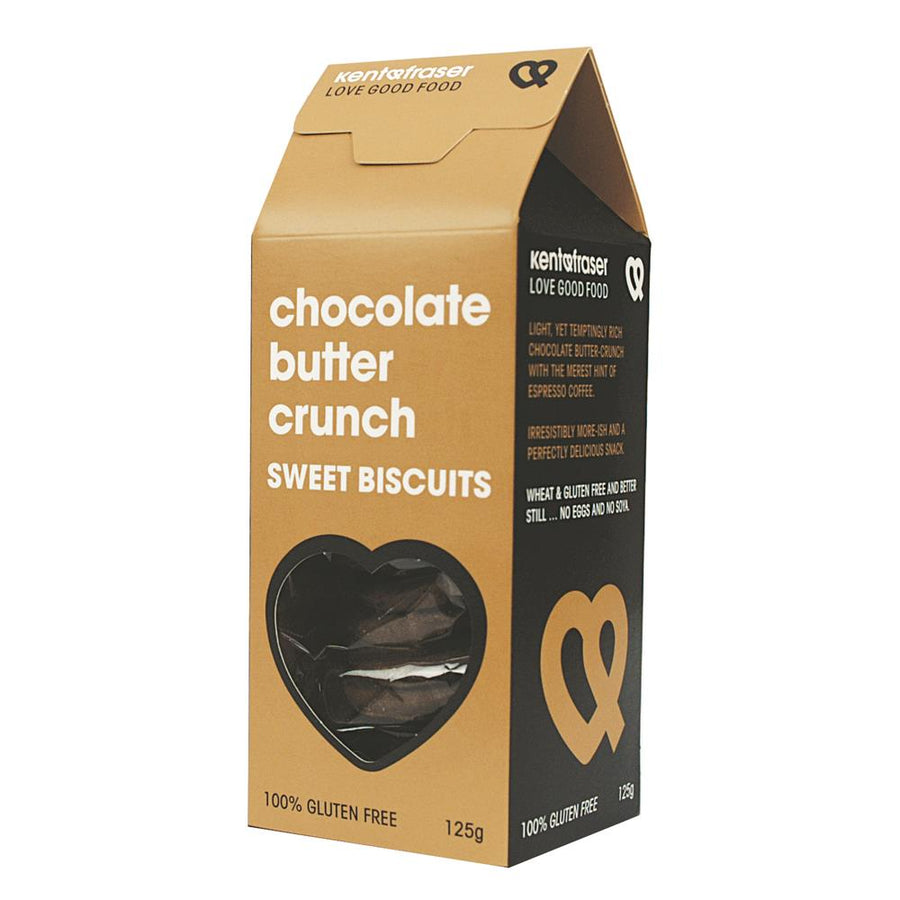 Gluten-Free Chocolate Butter-Crunch Biscuit with Dark Cocoa 125g