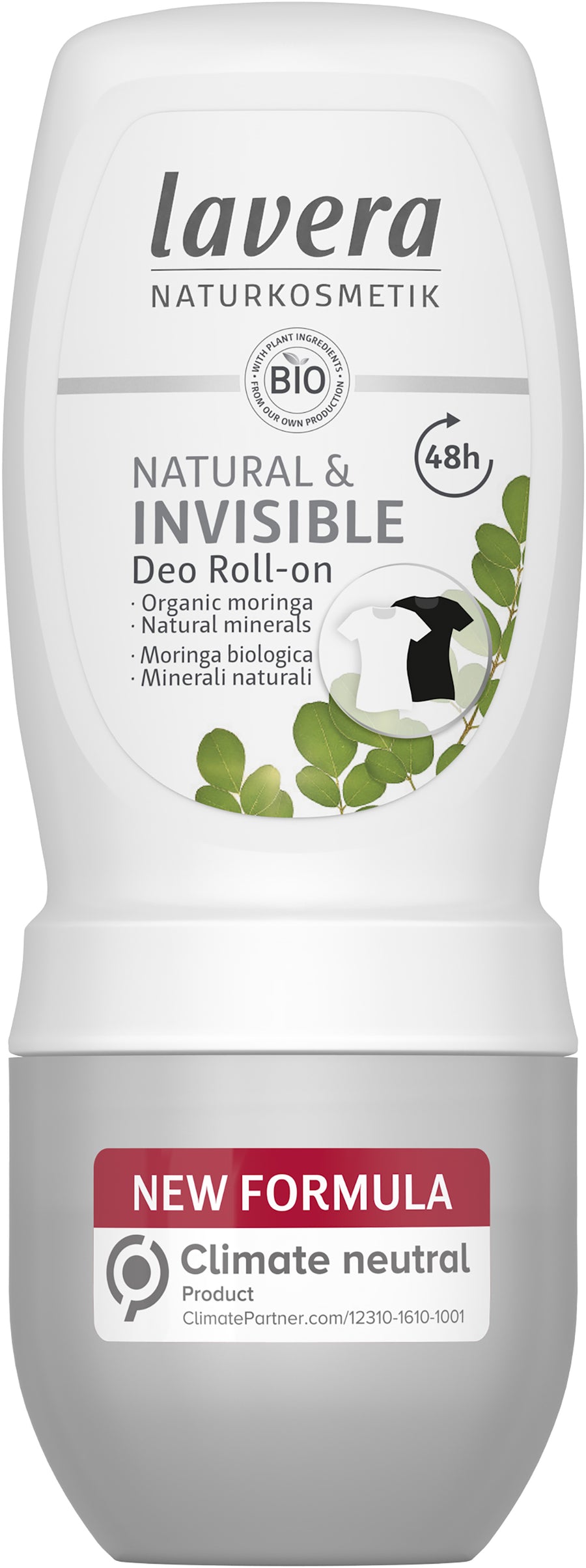 Natural & Invisible Deodorant Roll On 50ml