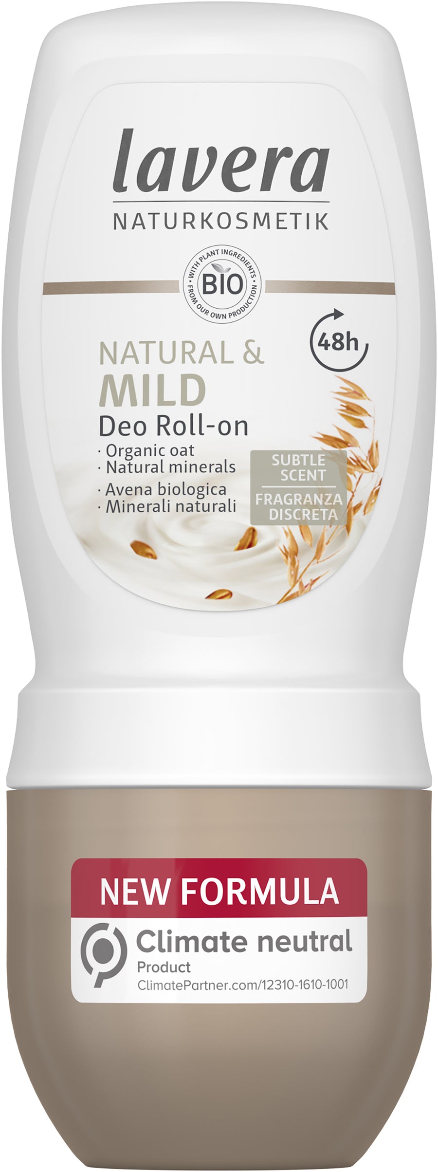 Natural & Mild Deodorant Roll On 50ml