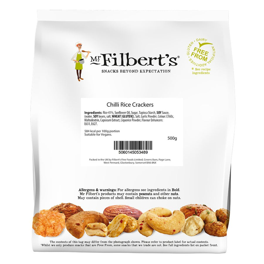 Mr Filberts Chilli Rice Crackers 500g