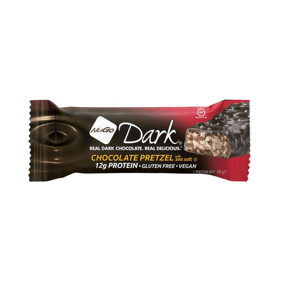 Vegan Dark Chocolate Pretzel High Protein Snack Bar 50g