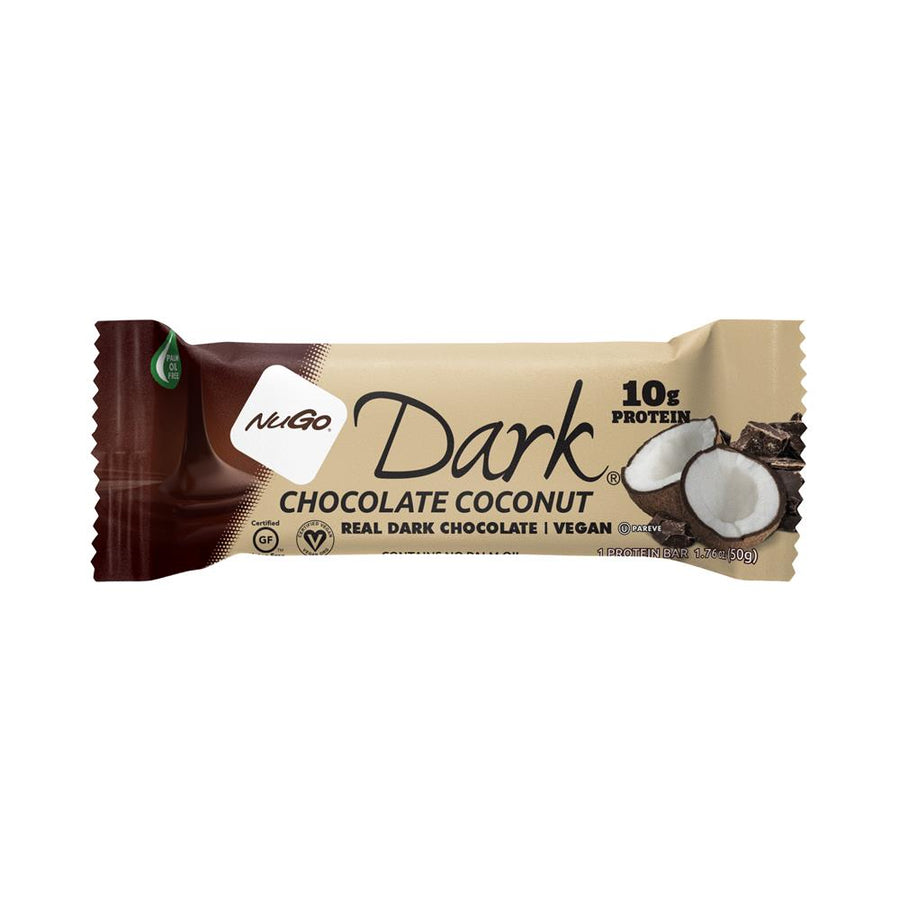 Vegan Dark Chocolate Coconut High Protein Snack Bar 50g