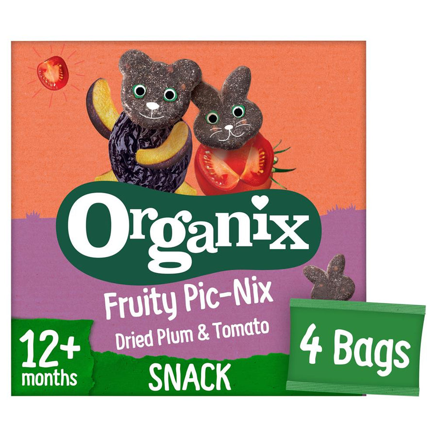 Organix Fruity Pic-Nix Dried Plum & Tomato (4x17g)