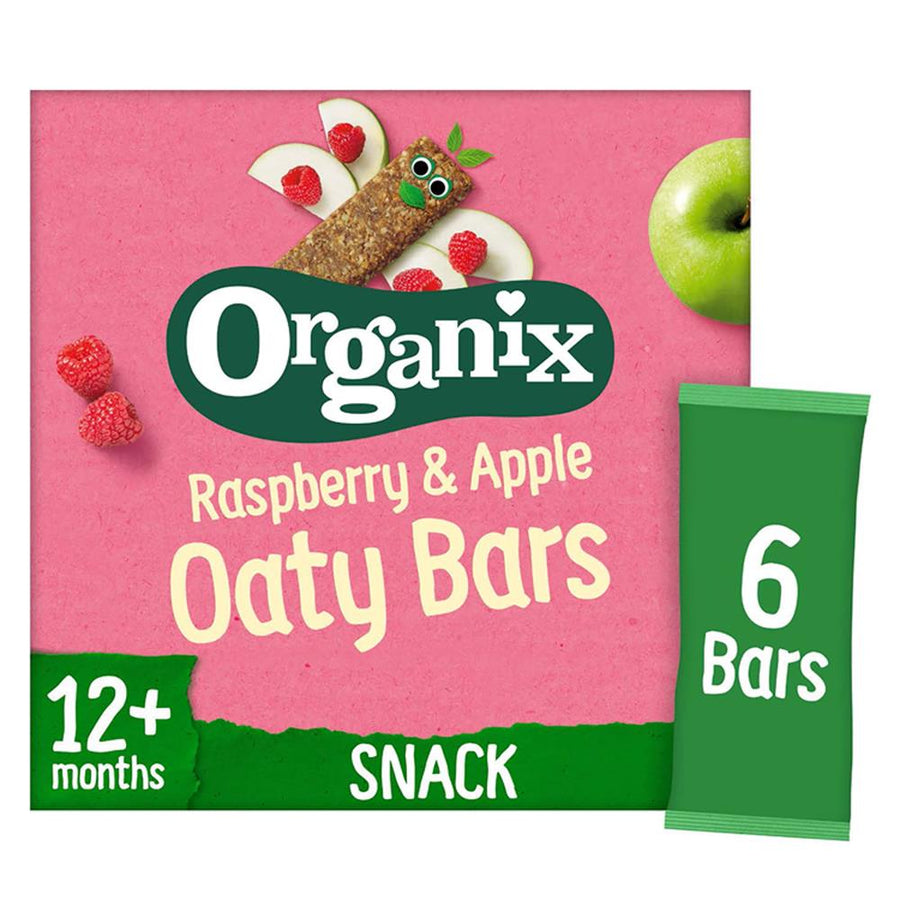 Raspberry & Apple Organic Soft Oat Snack Bars Multipack(6x23g)