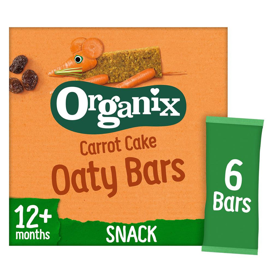 Organix Carrot Cake Organic Soft Oat Snack Bars Multipack (6x23g)