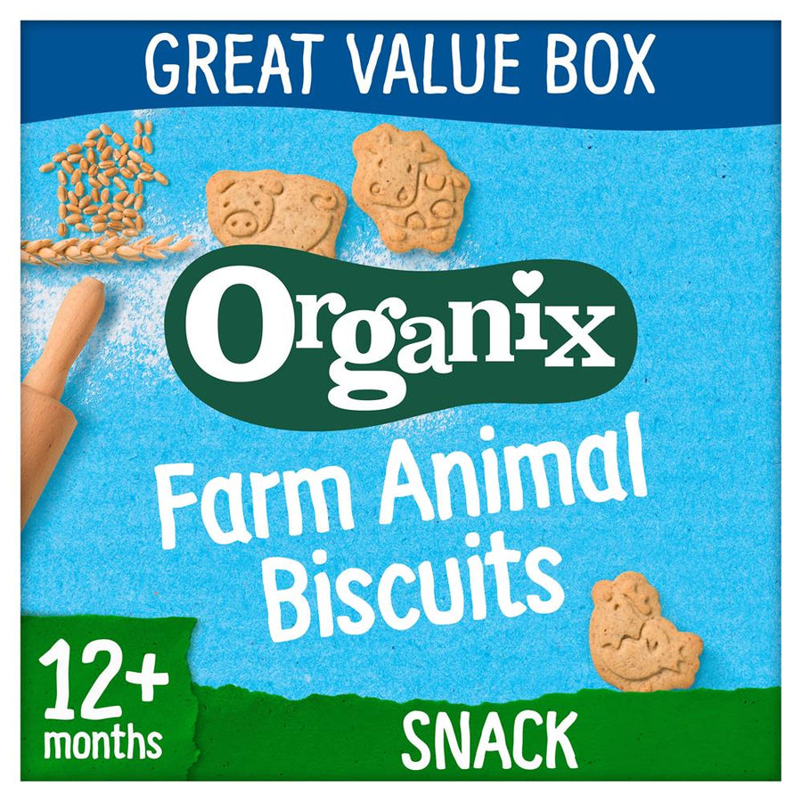 Farm Animal Organic Toddler Snack Biscuits 100g