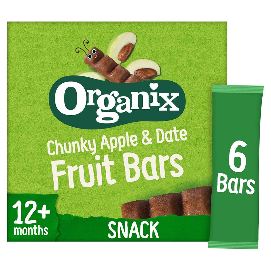 Apple & Date Organic Fruit Snack Bar Multipack 6x17g
