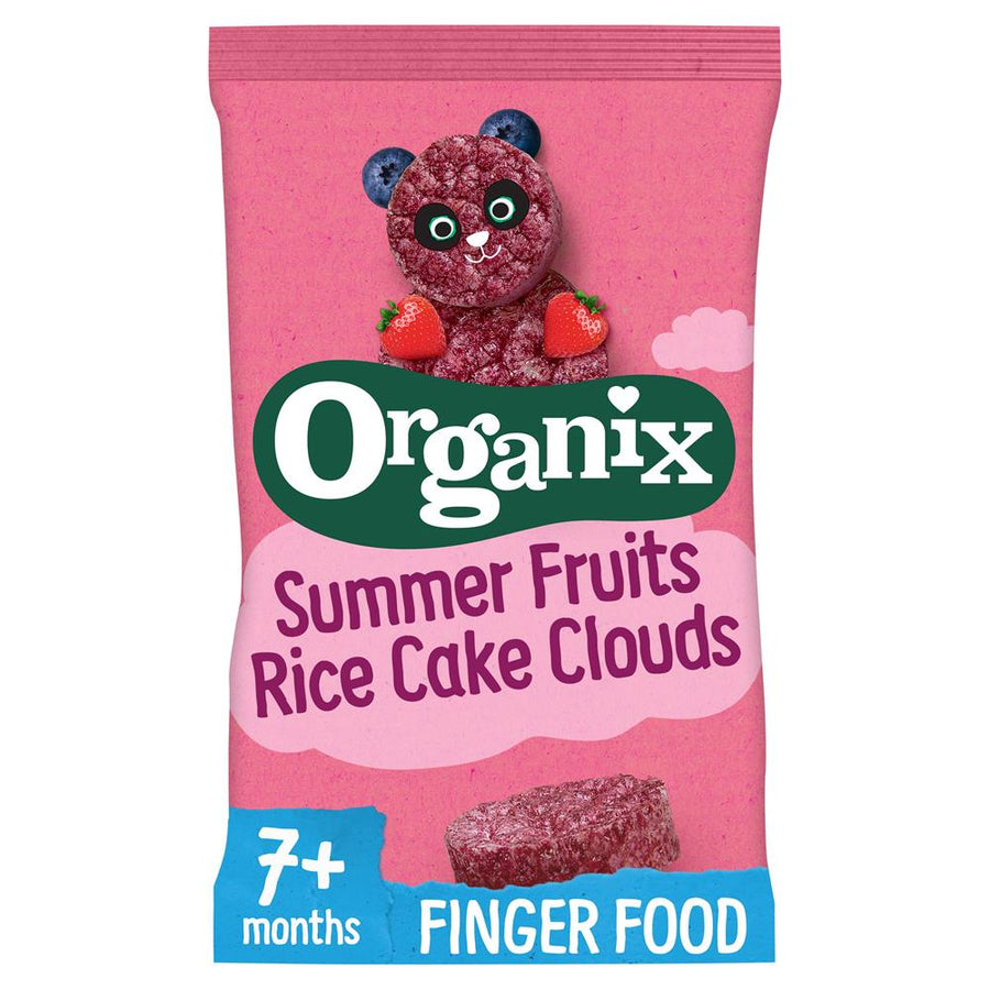 Organic Summer Fruits Rice Cake Clouds 40g