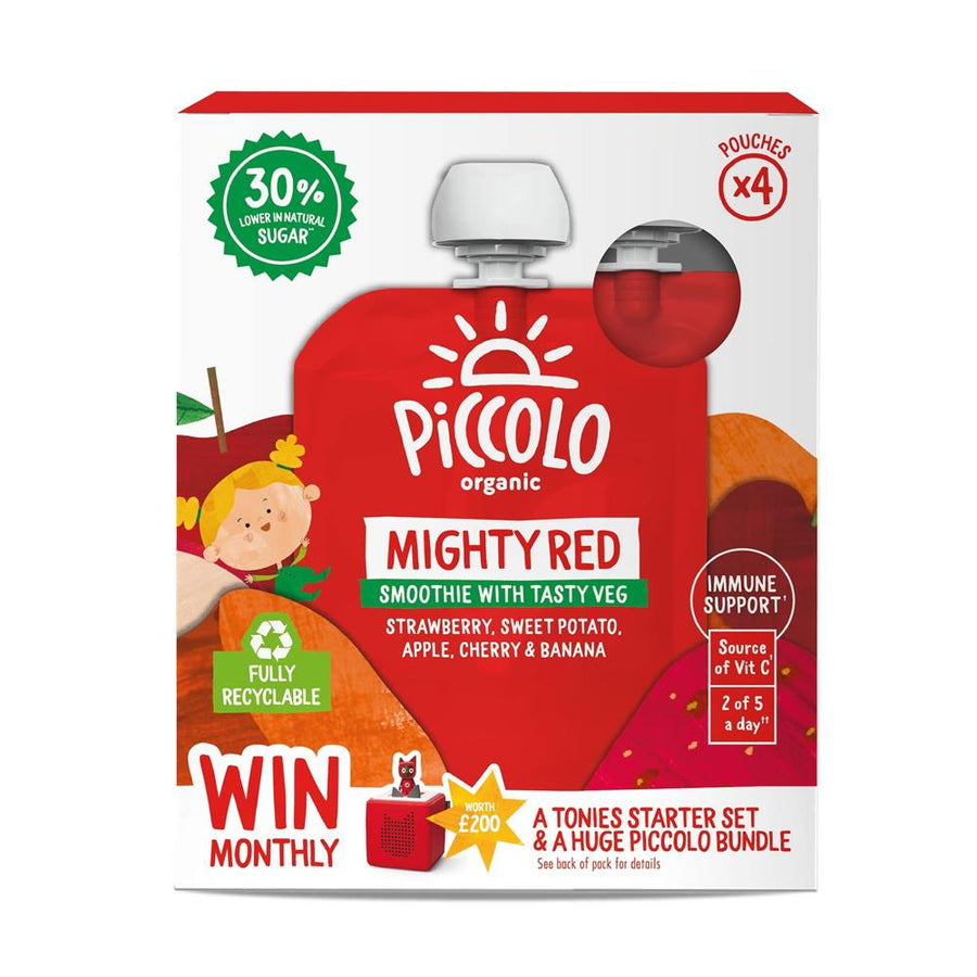 Piccolo Organic Mighty Red Smoothies 4 x 90g