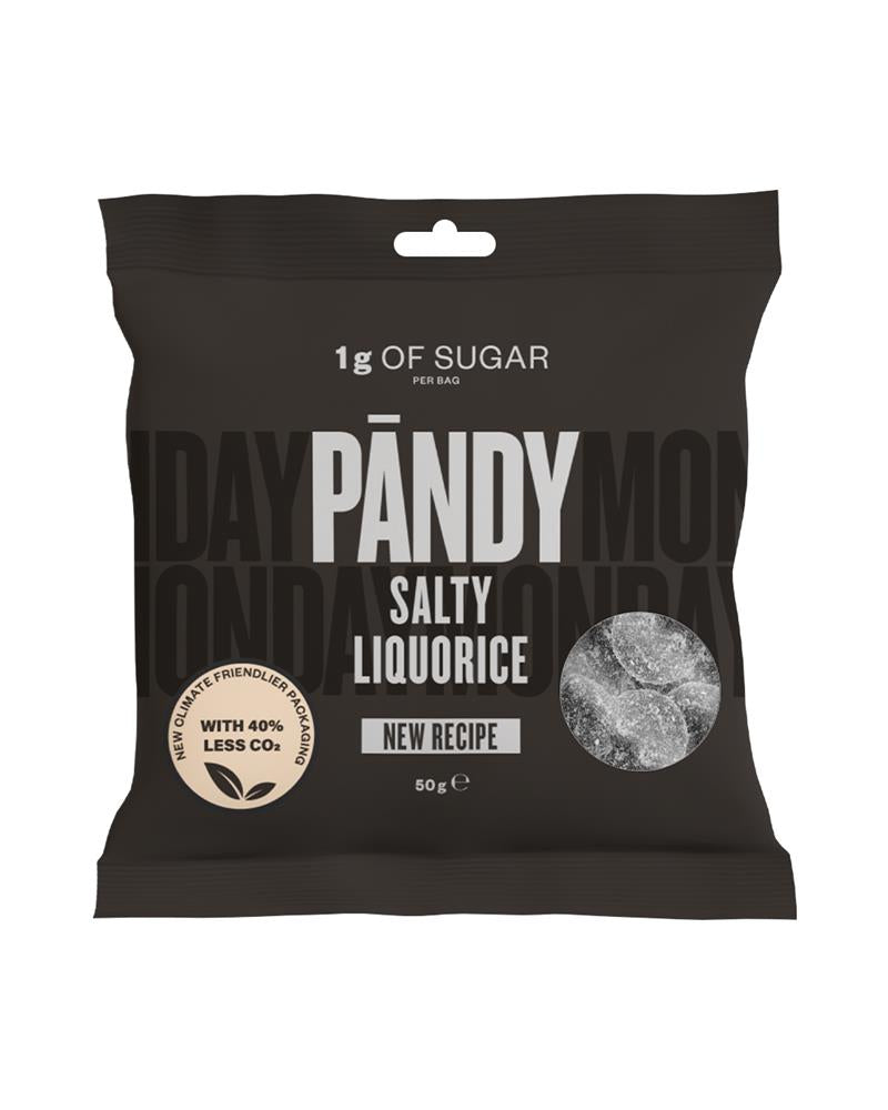 Pandy Candy Salty Liquorice - HFSS Compliant Jelly Sweets 50g