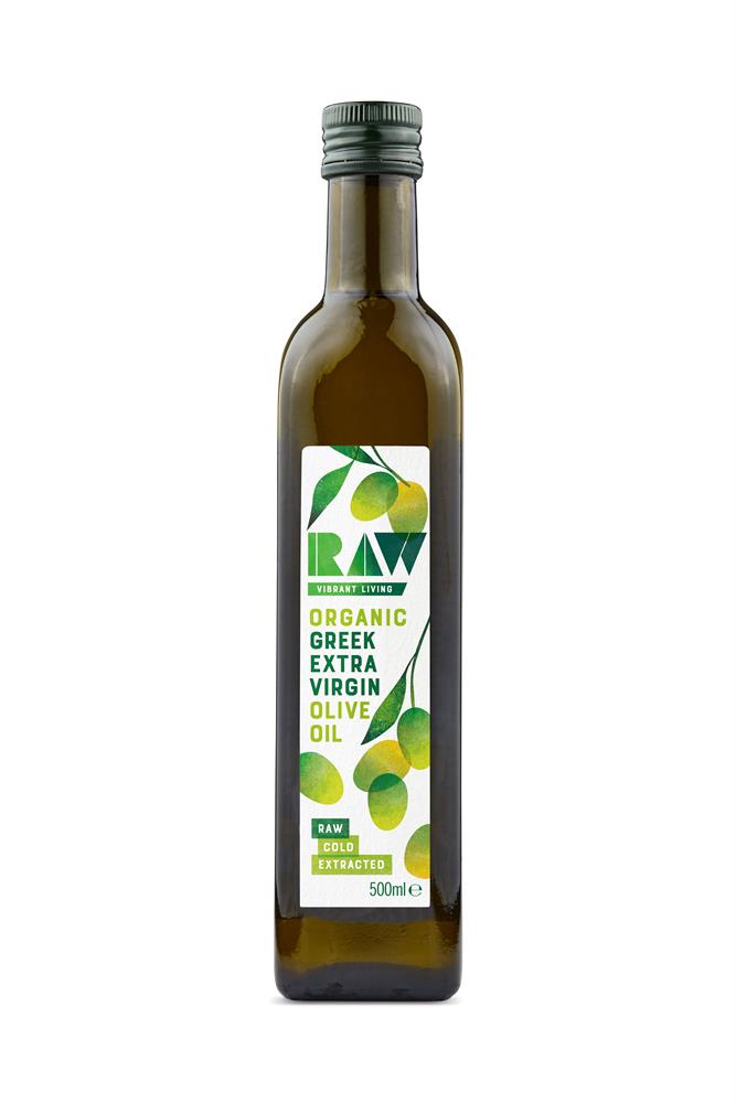 Raw Vibrant Living Greek Extra Virgin Olive Oil 500ml