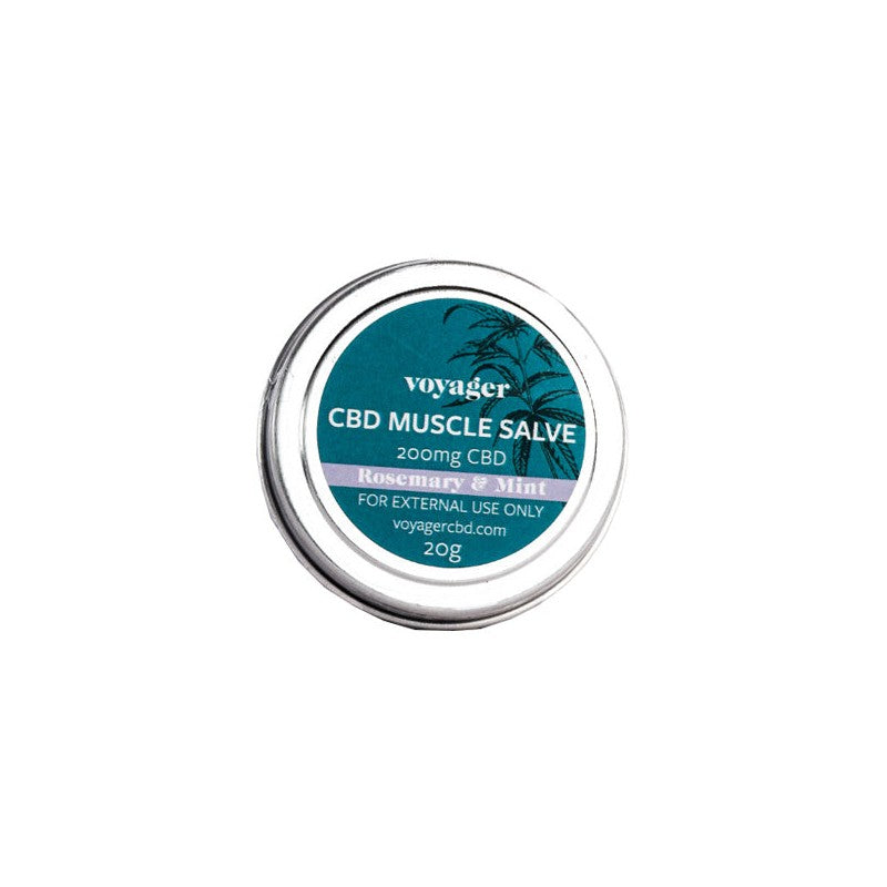 Voyager 200mg CBD Rosemary & Mint Muscle Salve - 20g