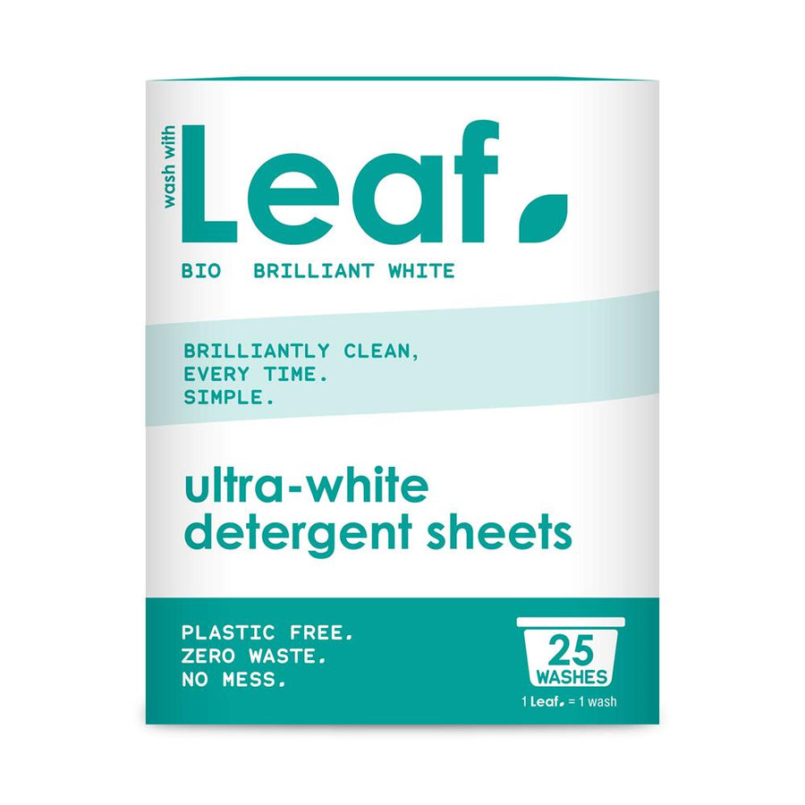 Leaf Brilliant White Laundry Detergent Sheets 25pack