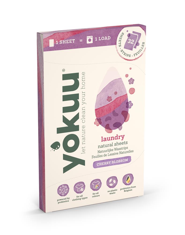 Yokuu Laundry Sheets Cherry Blossom (32 sheets)