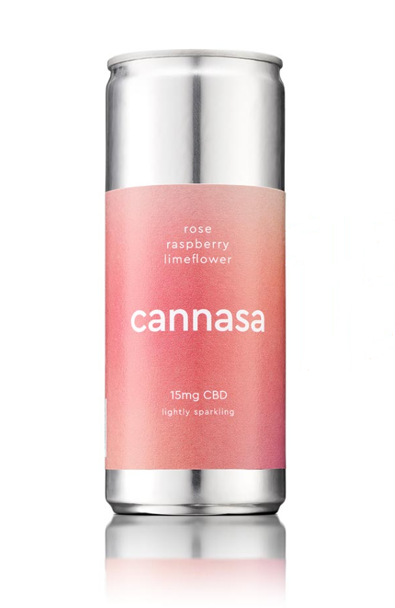 Cannasa Botanical Rose & Raspberry CBD Drink 275ml