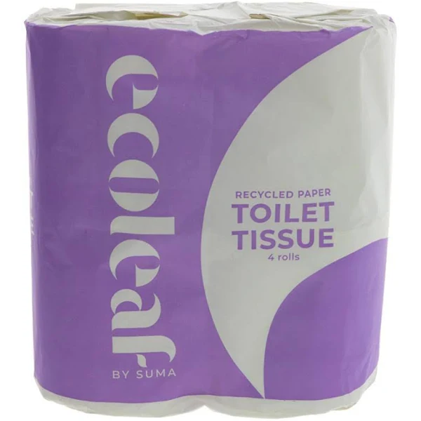 Ecoleaf 100% Recycled Toilet Paper - Pack of 4