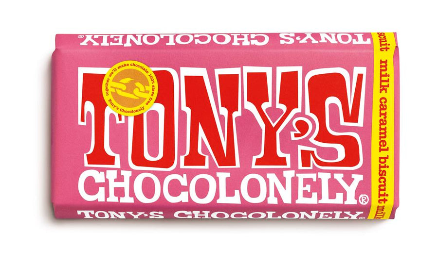 Tony's Chocolonely Milk Caramel Biscuit Chocolate 180g