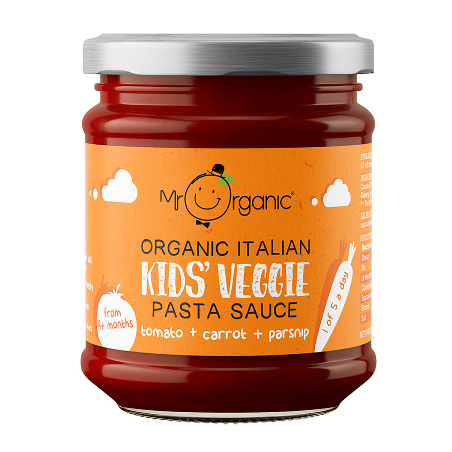 Mr Organic Kids Tomato & Carrot Pasta Sauce 200g