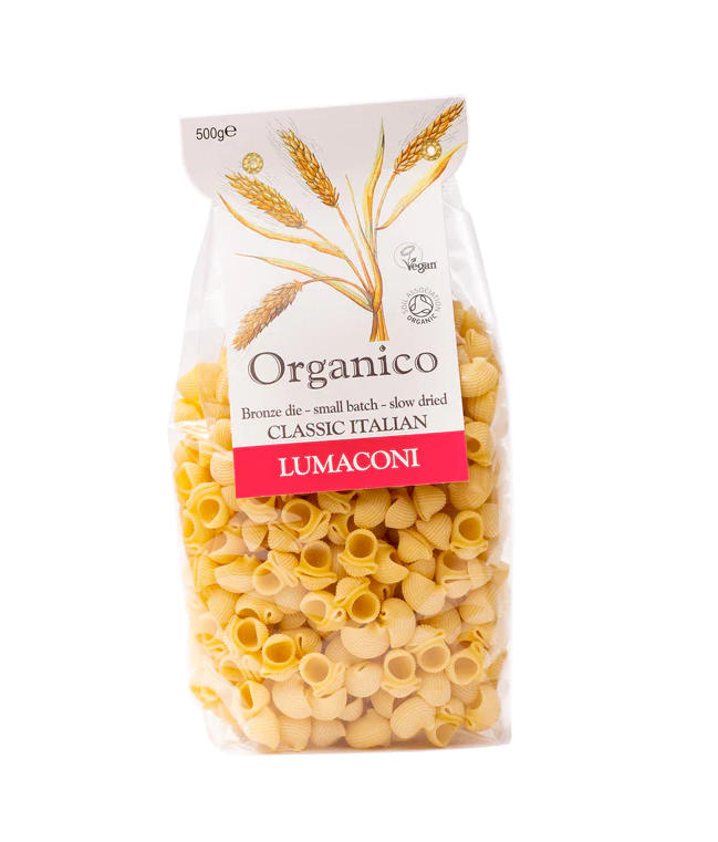 Organico Organic Lumaconi Pasta 500g - Pack of 2