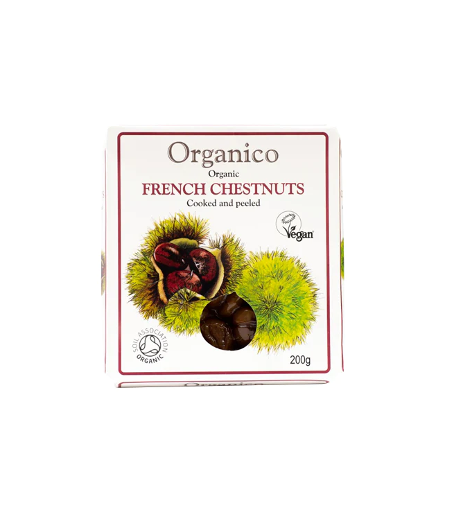 Organico Peeled Chestnuts 200g