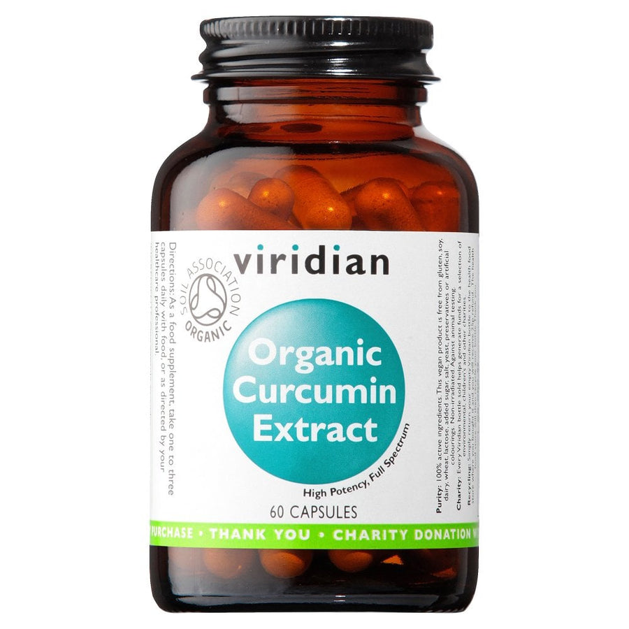 Viridian Organic Curcumin Extract 60 Capsules