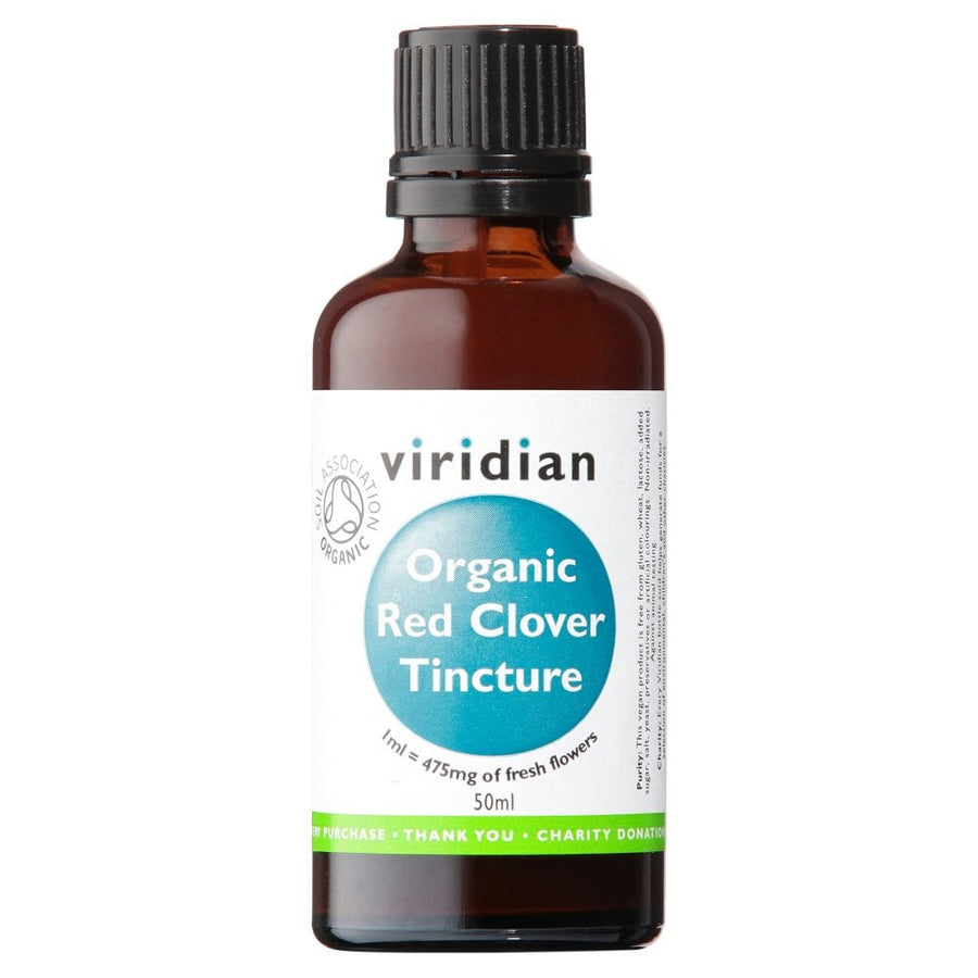 Viridian Organic Red Clover Tincture 50ml