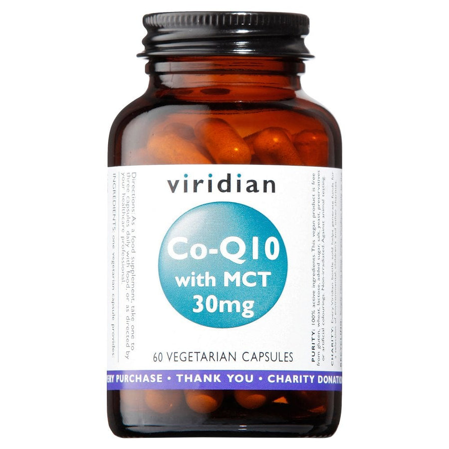 Viridian Co-enzyme Q10 30mg with MCT 60 Capsules