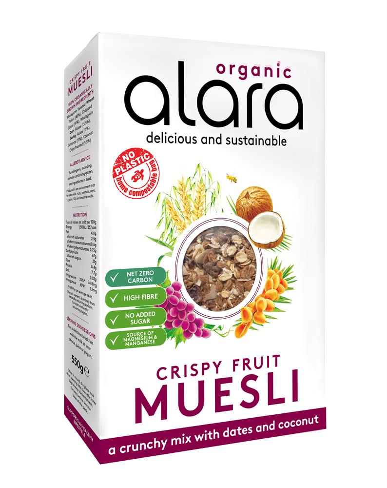 Crispy Fruit Muesli Organic 550g