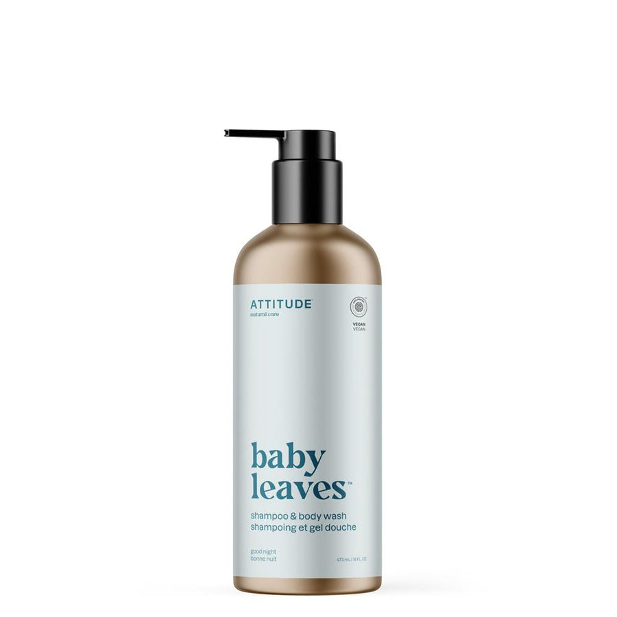 Baby Leaves Essential 2in1 Shampoo & Body Wash Almond Milk 473ml