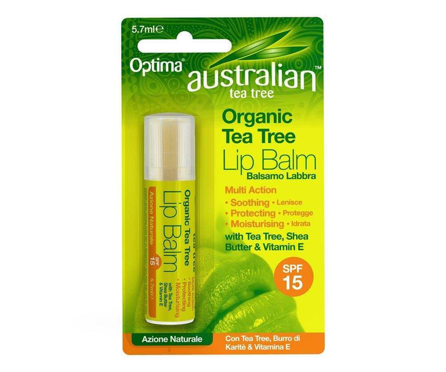 Australian Tea Tree SPF15 Organic Lip Balm 5.7ml