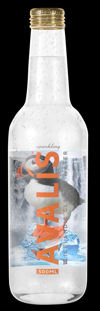 Icelandic Glacier water sparkling glass bottle 500ml
