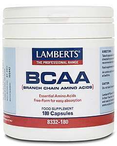 Lamberts BCAA Branch Chain Amino Acids 180 Capsules