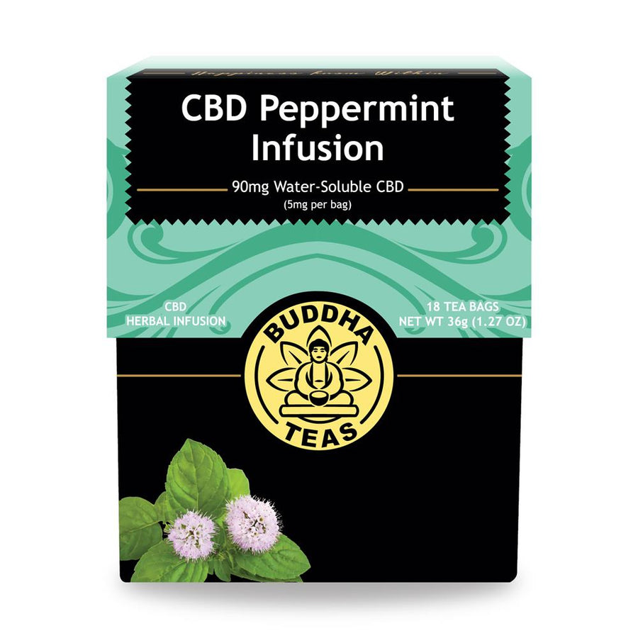 Buddha Teas CBD Peppermint Tea - 18 Bags
